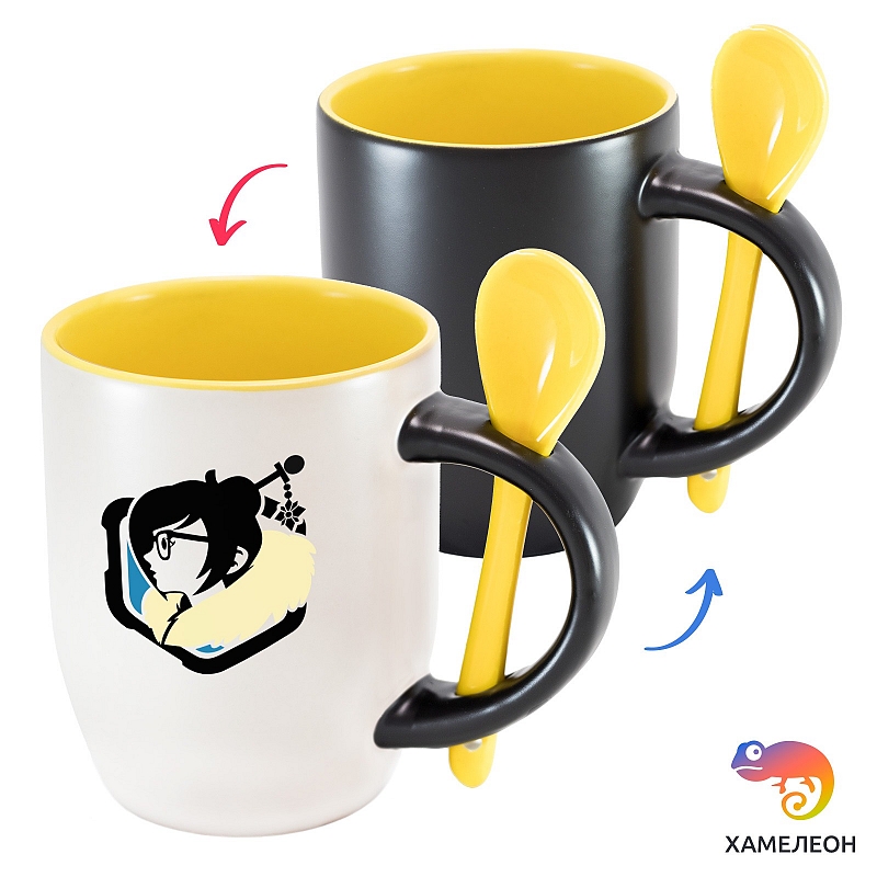 Кружка хамелеон Overwatch: Mei - # 1 Кружка хамелеон Overwatch: Mei #1