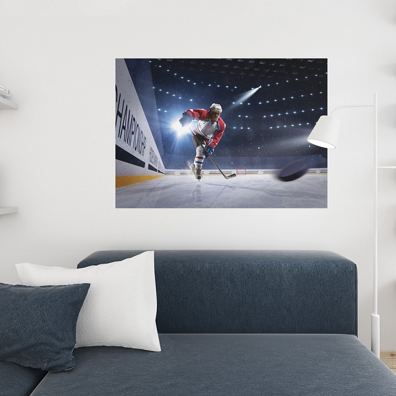 Постер Хоккей «Нападающий» - # 2 Постер Хоккей «Нападающий» #2