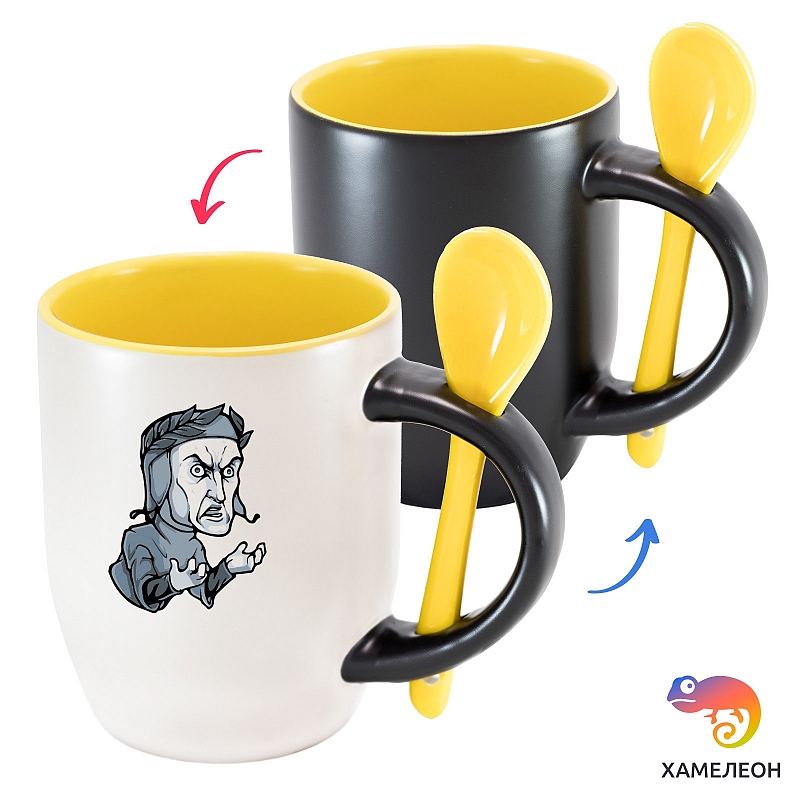 Кружка хамелеон  Dante's  Кружка хамелеон  Dante's