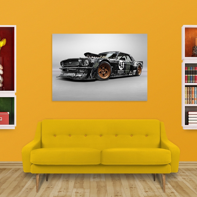 Постер Ford Mustang 1965 - # 2 Постер Ford Mustang 1965 #2