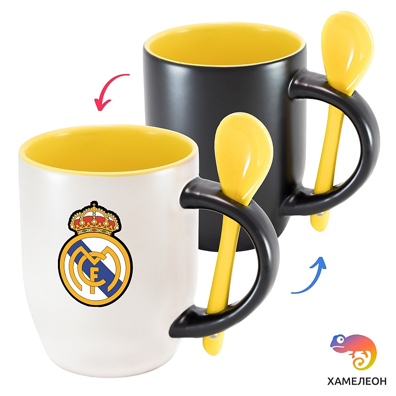 Кружка хамелеон Real Madrid (ФК) - # 3 Кружка хамелеон Real Madrid (ФК) #3