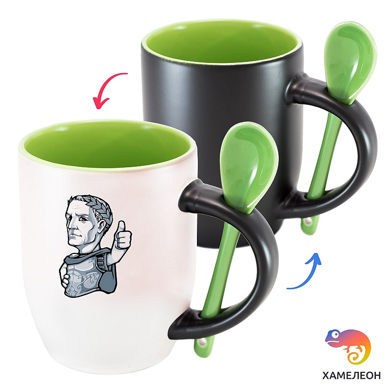 Кружка хамелеон Юлий Цезарь (TG) - # 4 Кружка хамелеон Юлий Цезарь (TG) #4