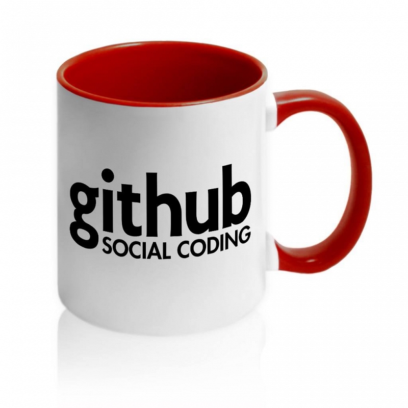 Кружка Github Social Coding - # 3 Кружка Github Social Coding #3