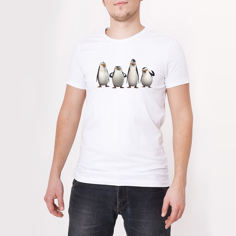 Футболка Пингвины мадагаскара - # 2 Футболка Пингвины мадагаскара #2