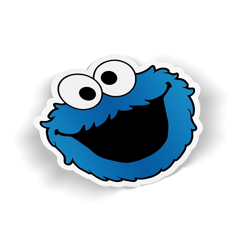 Стикер Cookie Monster Peeper - # 1 Стикер Cookie Monster Peeper #1