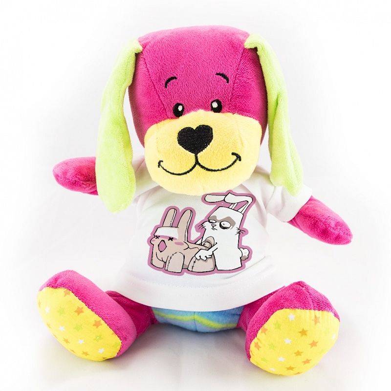 Сувенирная футболка Пошлые зайчики - # 2 Сувенирная футболка Пошлые зайчики #2