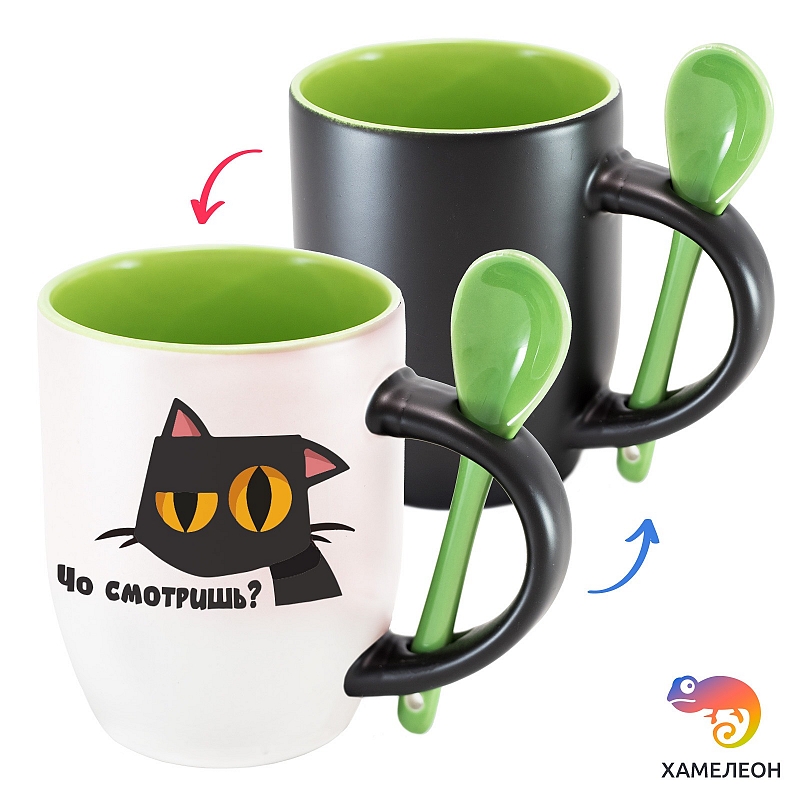 Кружка хамелеон «Че пялишся?» - # 4 Кружка хамелеон «Че пялишся?» #4