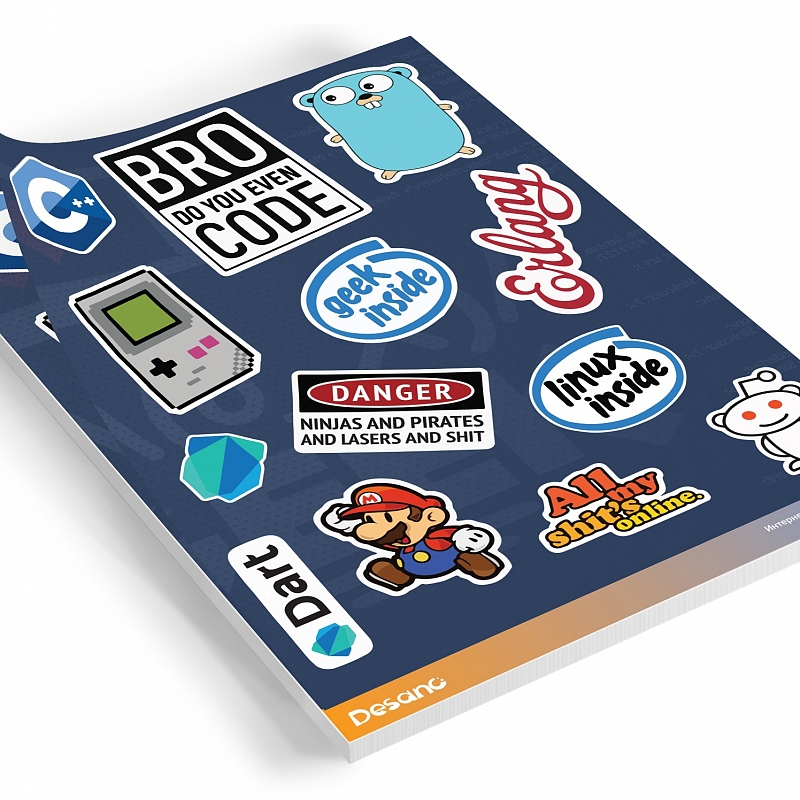 Стикерпак Набор гика #2 - # 1 Стикерпак Набор гика #2 #1