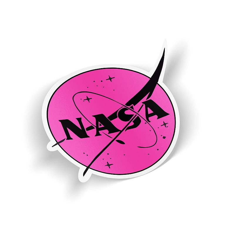 Стикер NASA (pink) #1