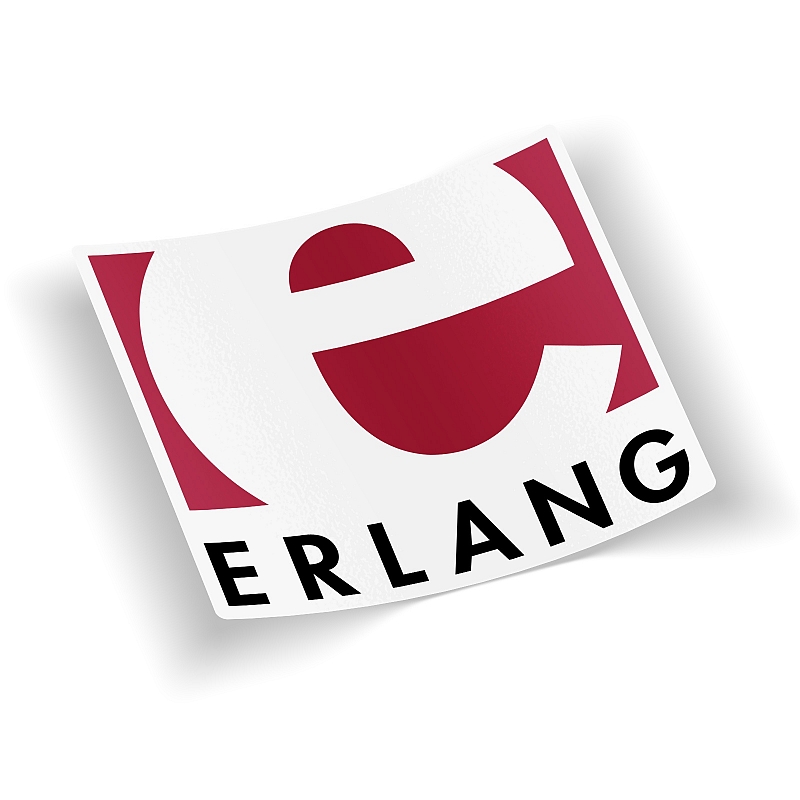 Стикер Erlang Logo - # 1 Стикер Erlang Logo #1