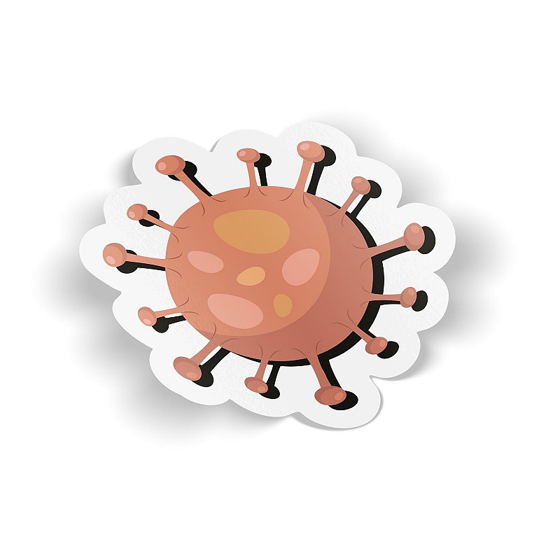 Стикер COVID-19 - # 1 Стикер COVID-19 #1