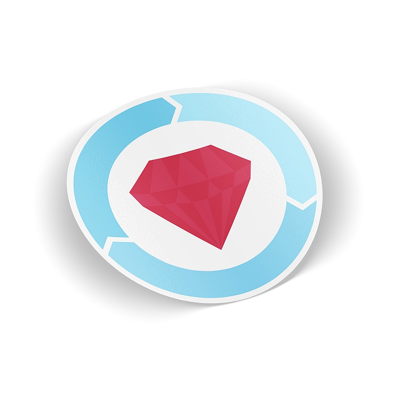 Стикер for Ruby - # 1 Стикер for Ruby #1