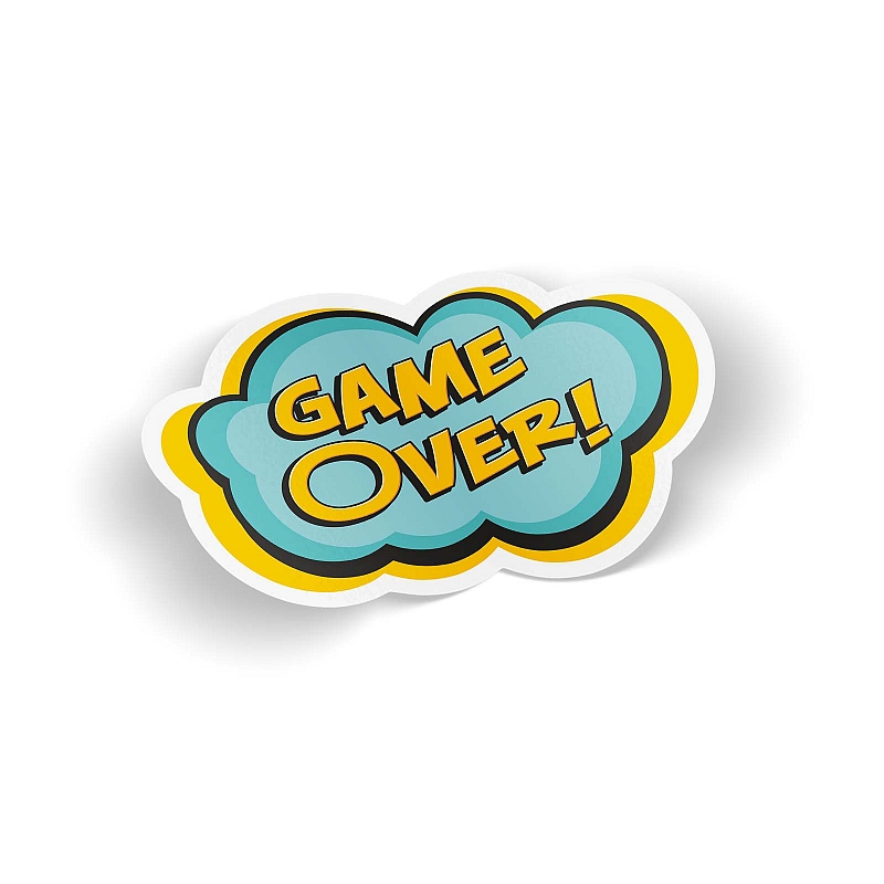 Стикер Game over - # 1 Стикер Game over #1