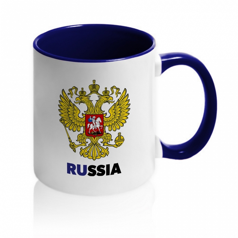 Кружка герб России #5