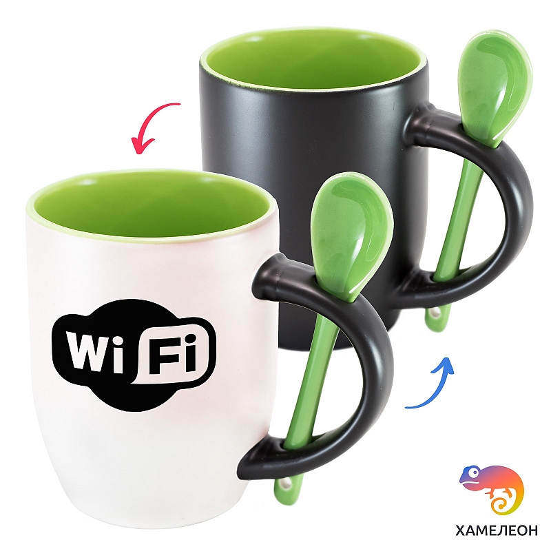 Кружка хамелеон Wifi - # 4 Кружка хамелеон Wifi #4