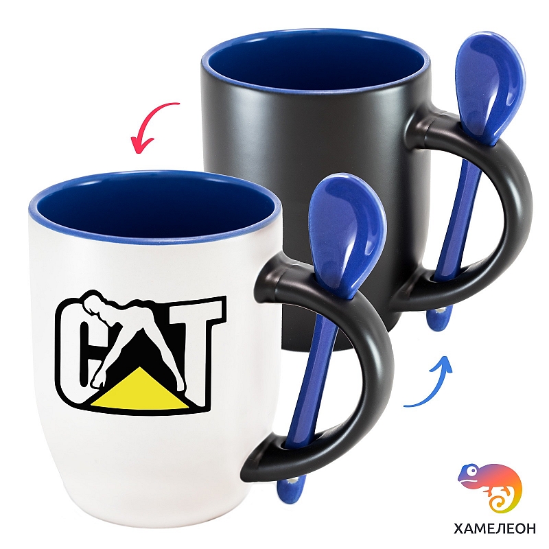 Кружка хамелеон Cat Girl - # 3 Кружка хамелеон Cat Girl #3