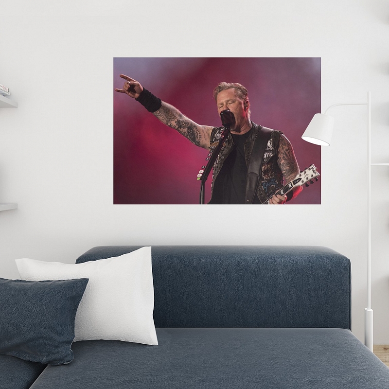 Постер Metallica: Джеймс Хетфилд - # 2 Постер Metallica: Джеймс Хетфилд #2
