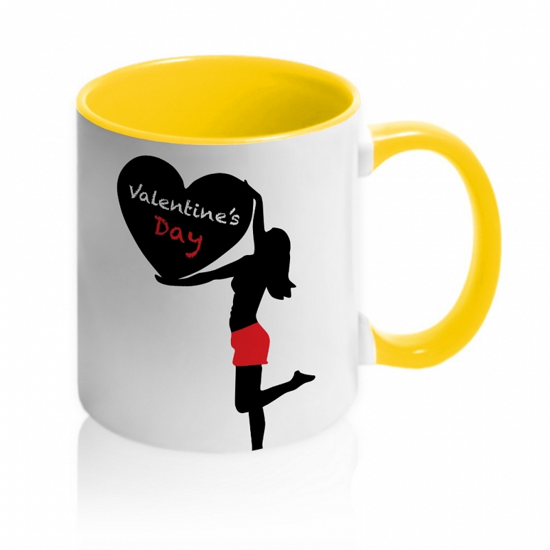 Кружка Valentine's Day (силует) - # 4 Кружка Valentine's Day (силует) #4