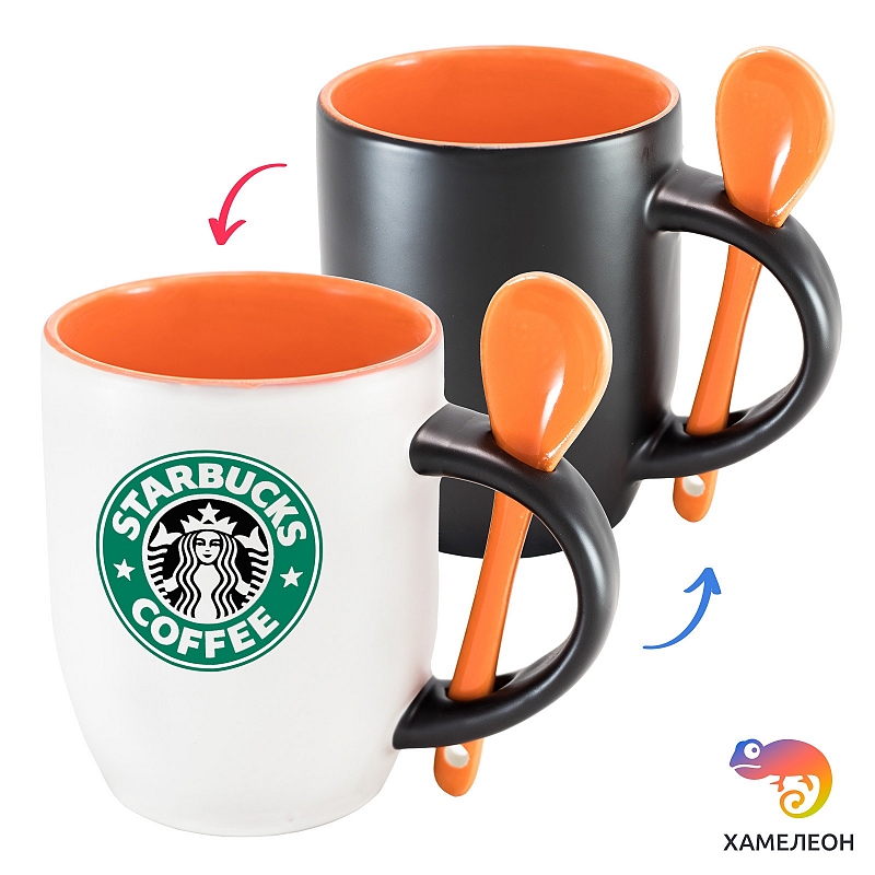 Кружка хамелеон Starbucks Coffee - # 4 Кружка хамелеон Starbucks Coffee #4