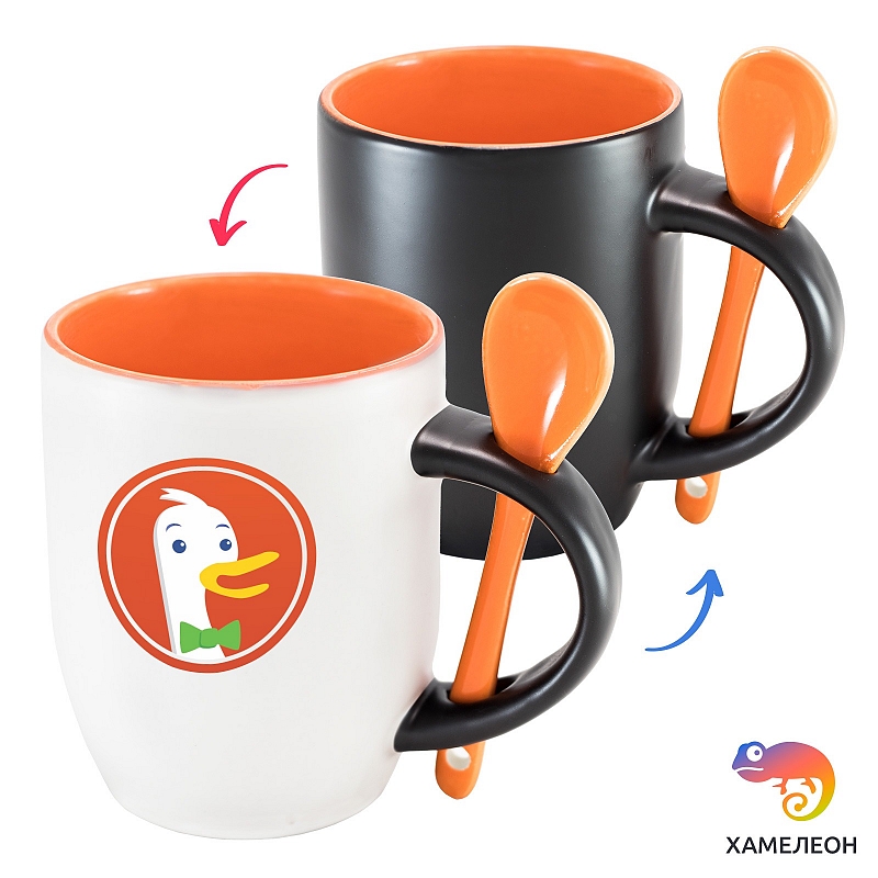Кружка хамелеон Duck Duck Go - # 4 Кружка хамелеон Duck Duck Go #4