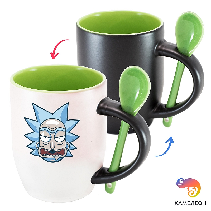 Кружка хамелеон Rick and Morty - # 2 Кружка хамелеон Rick and Morty #2