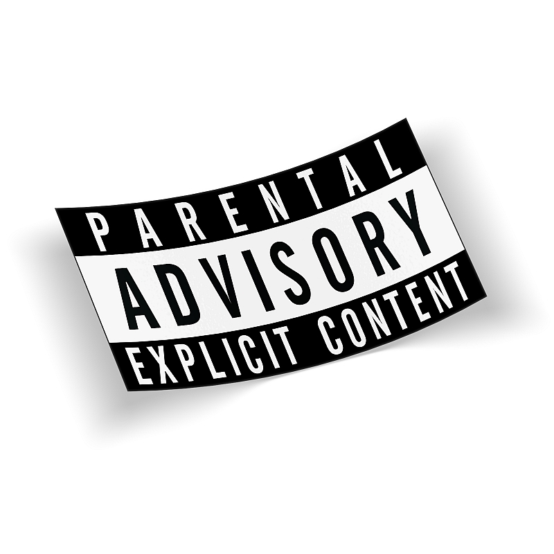Стикер Parental Advisory - # 1 Стикер Parental Advisory #1