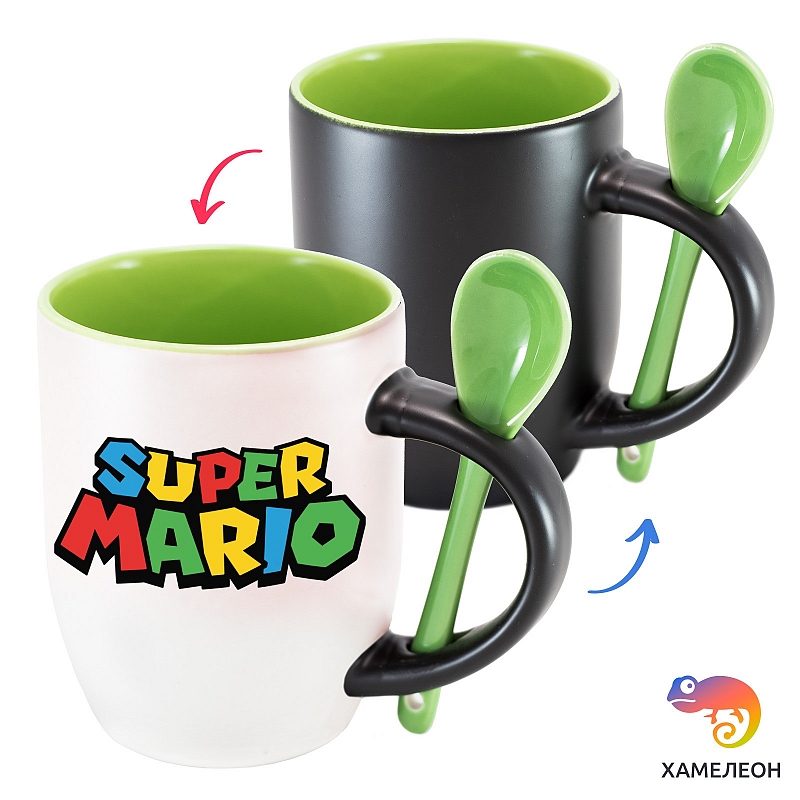Кружка хамелеон Super Mario - # 4 Кружка хамелеон Super Mario #4
