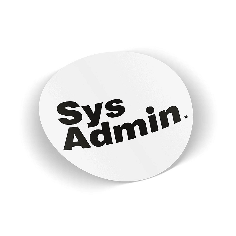 Стикер Sysadmin - # 1 Стикер Sysadmin #1