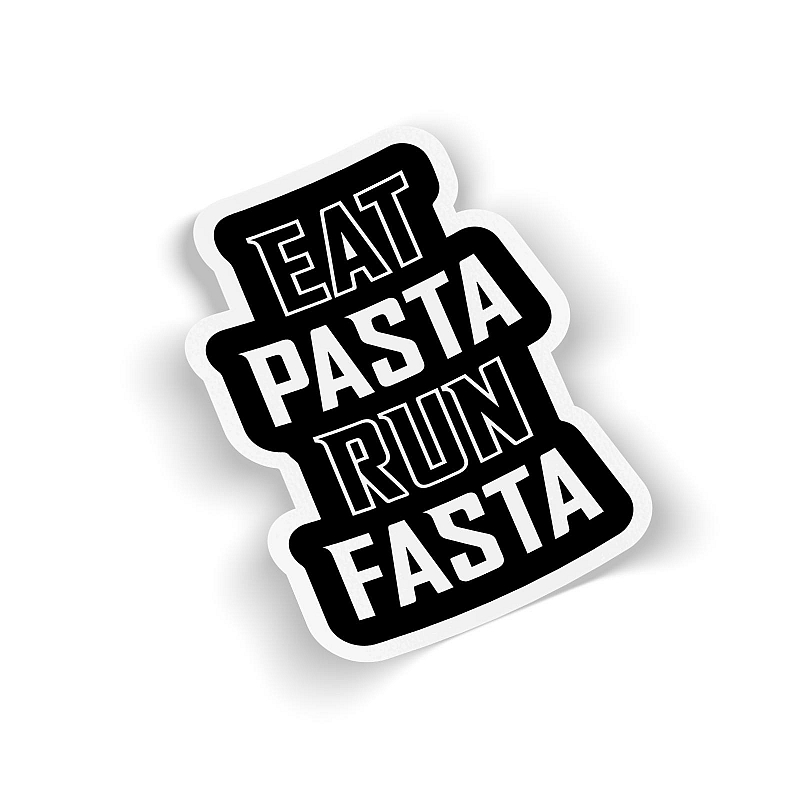 Стикер Eat Pasta Run Fasta - # 1 Стикер Eat Pasta Run Fasta #1