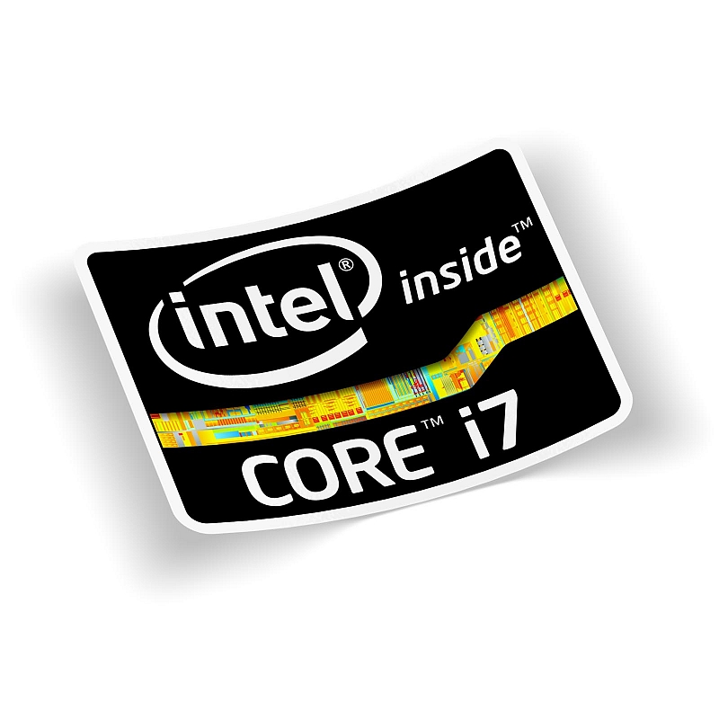 Стикер Intel (black) #1