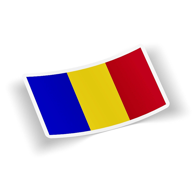Стикер Флаг Румынии #1