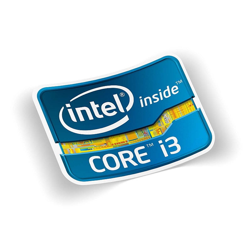 Стикер Intel Core i3 - # 1 Стикер Intel Core i3 #1
