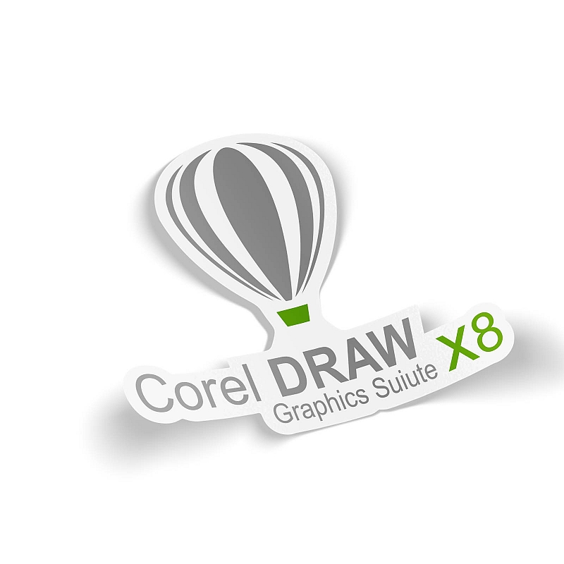 Стикер Corel DRAW X8 - # 1 Стикер Corel DRAW X8 #1