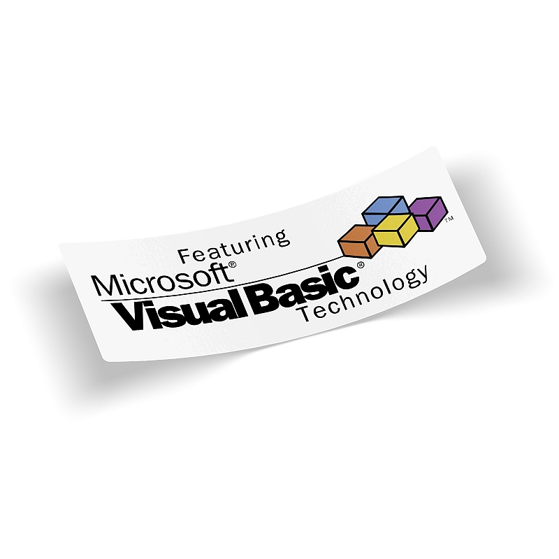 Стикер Microsoft Visual Basic #1