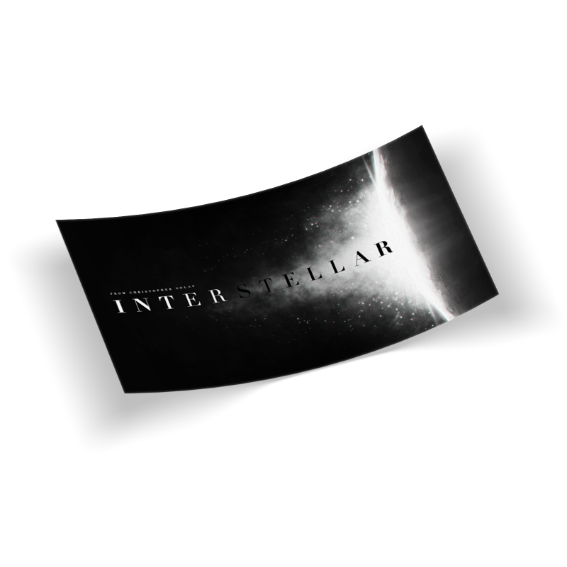 Стикер Interstellar (logo) - # 1 Стикер Interstellar (logo) #1