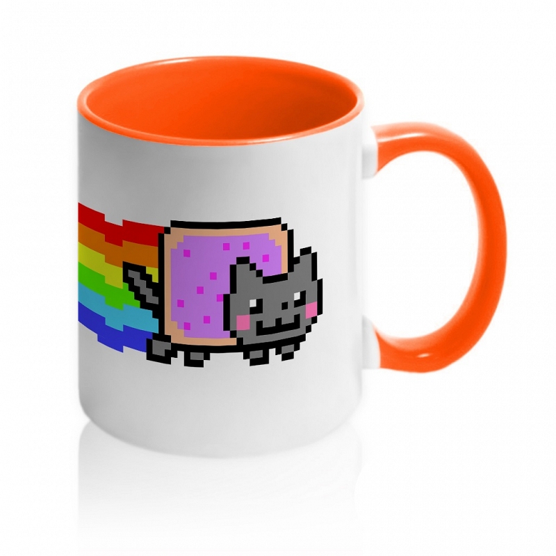 Кружка Радужный кот - # 1 Кружка Радужный кот #1