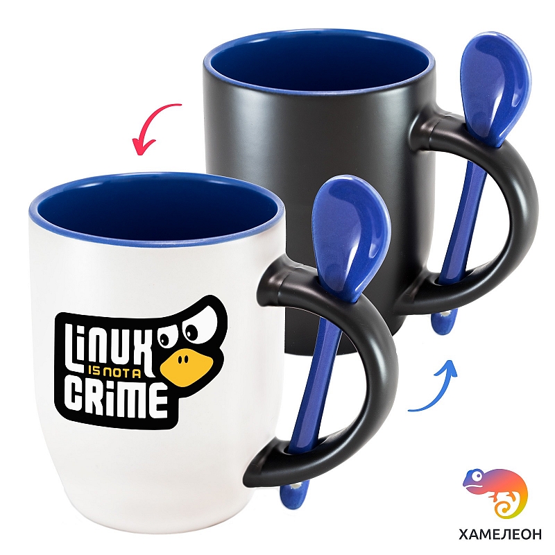 Кружка хамелеон Linux is not a Crime - # 3 Кружка хамелеон Linux is not a Crime #3