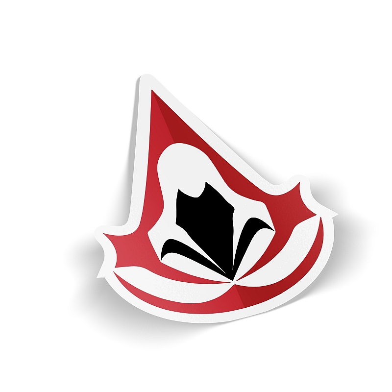 Стикер Assassin's Creed Red - # 1 Стикер Assassin's Creed Red #1