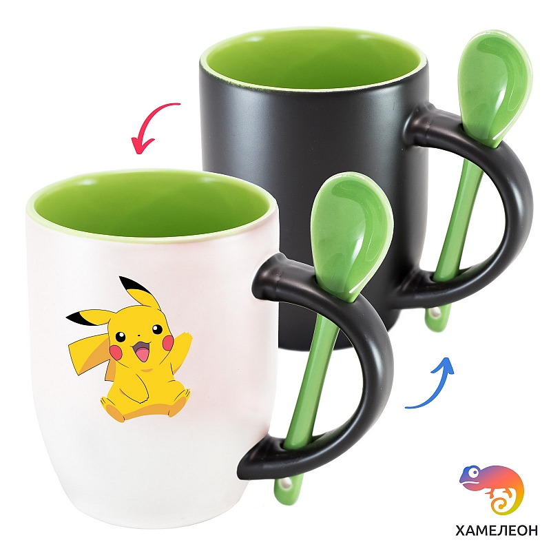 Кружка хамелеон Pikachu - # 4 Кружка хамелеон Pikachu #4