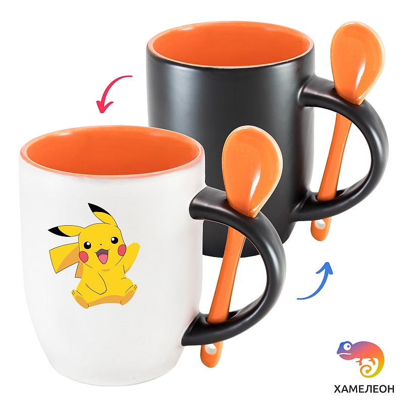 Кружка хамелеон Pikachu - # 2 Кружка хамелеон Pikachu #2