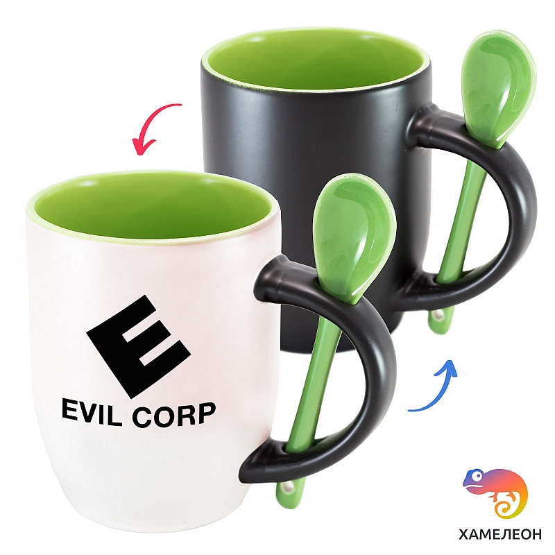 Кружка хамелеон Evil Corp #4