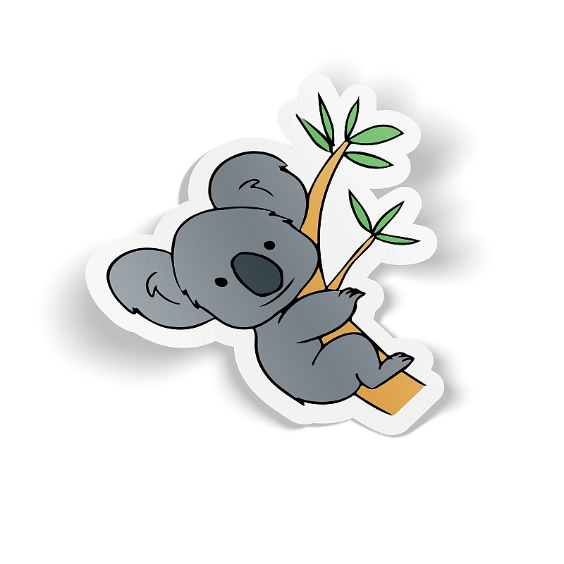Стикер «Коала на девере» - # 1 Стикер «Коала на девере» #1
