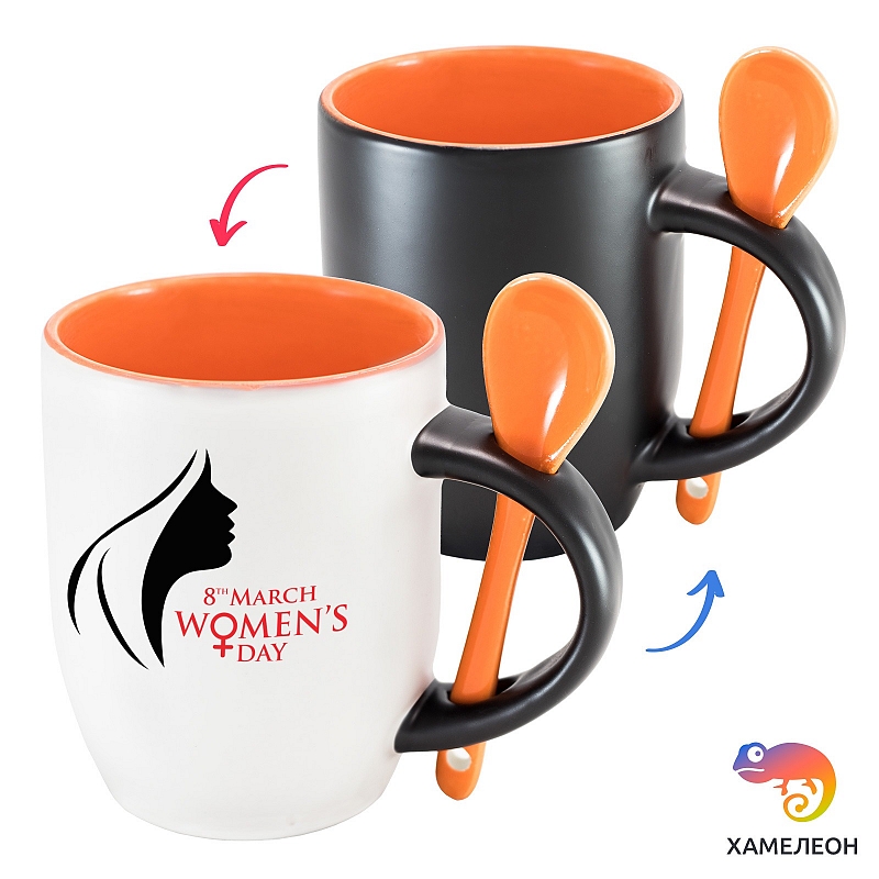 Кружка хамелеон 8th March - Women's Day - # 2 Кружка хамелеон 8th March - Women's Day #2