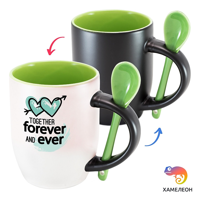 Кружка хамелеон Together Forever and Ever #4