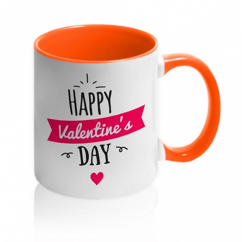 Кружка Happy Valentine's Day (pink) - # 1 Кружка Happy Valentine's Day (pink) #1