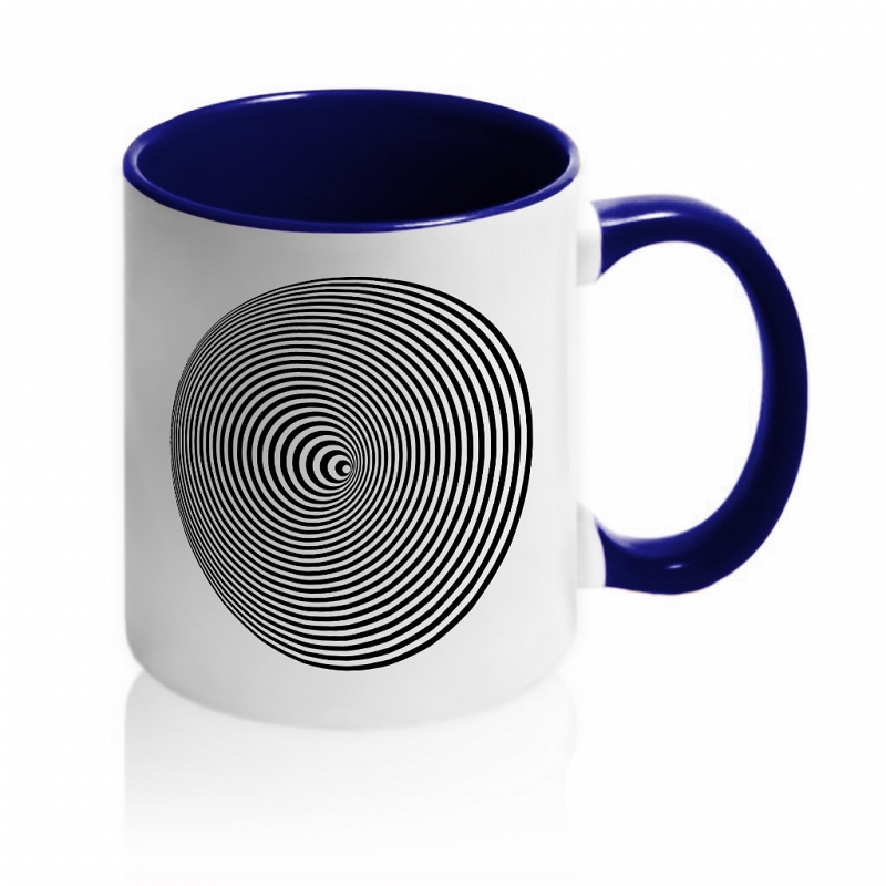 Кружка иллюзионные круги - # 5 Кружка иллюзионные круги #5