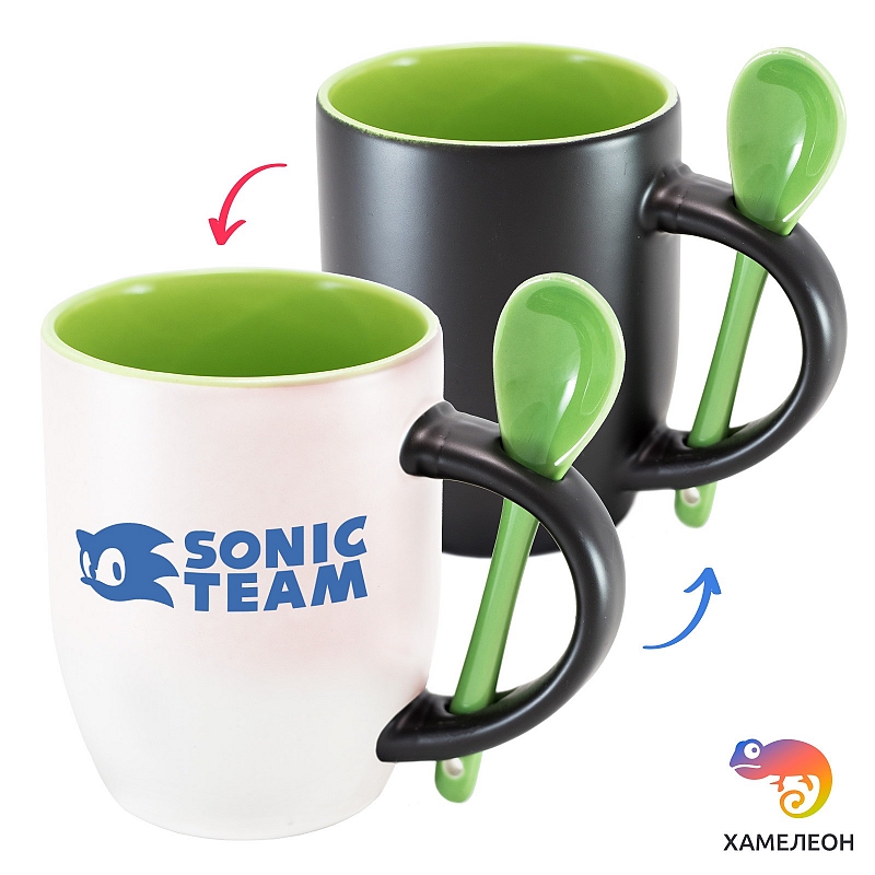 Кружка хамелеон Sonic Team - # 4 Кружка хамелеон Sonic Team #4