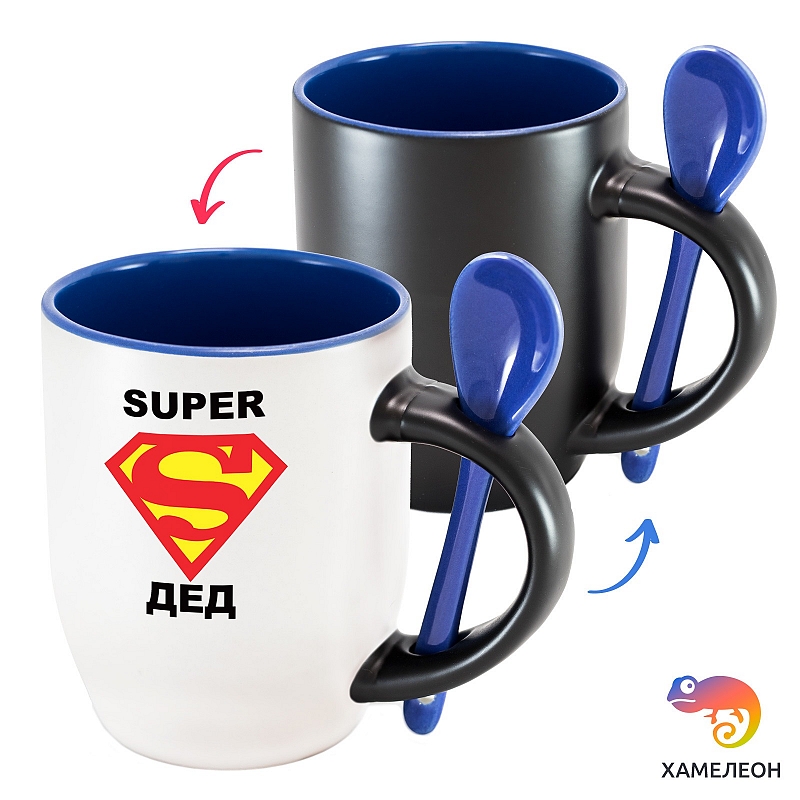Кружка хамелеон «Super Дед» - # 3 Кружка хамелеон «Super Дед» #3