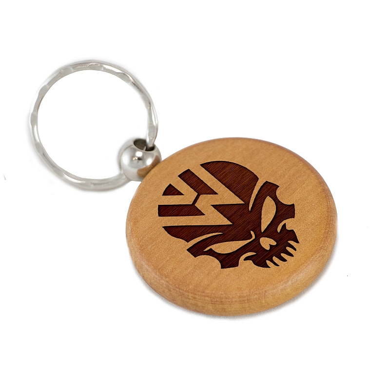 Брелок Volkswagen skull из дерева - # 1 Брелок Volkswagen skull из дерева #1