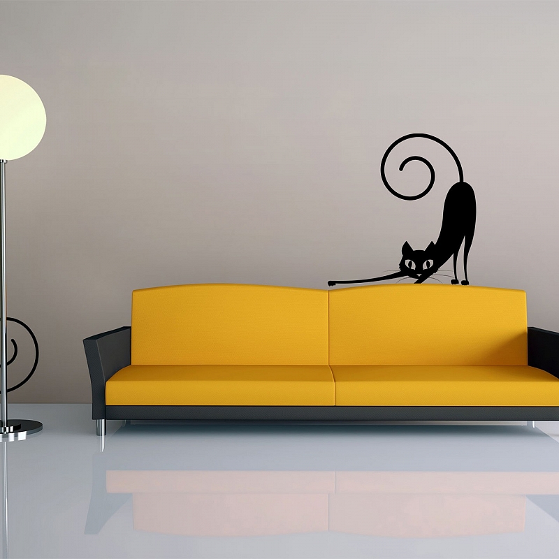 Наклейка на стену «Кошки» 5шт - # 2 Наклейка на стену «Кошки» 5шт #2